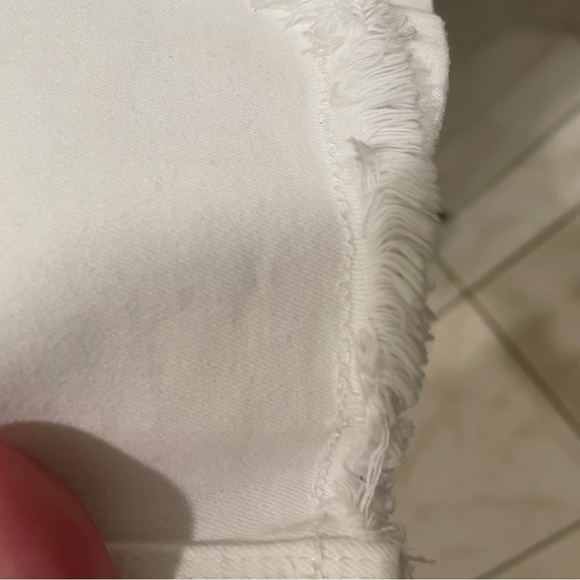 NWT Womens White BLANK NYC The Essex Classic cut off short size 25 and 24 - Picture 5 of 6